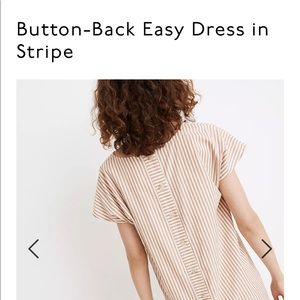 Madewell button back dress